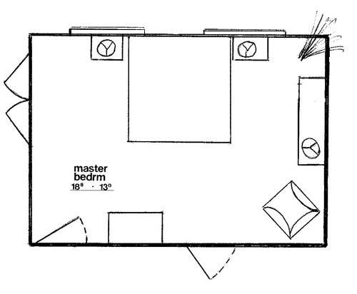 Each room will have a scaled drawing with your furniture.